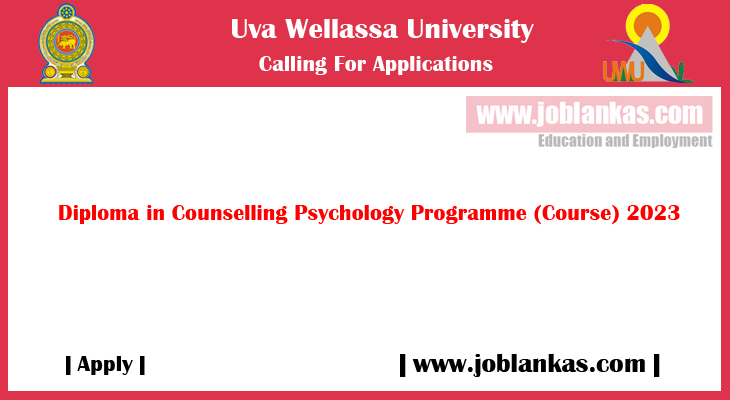 Diploma In Counselling Psychology Uva Wellassa University