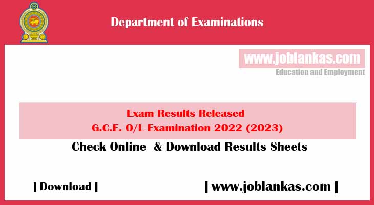 Gce O L Exam Results Released Online Doenets Lk