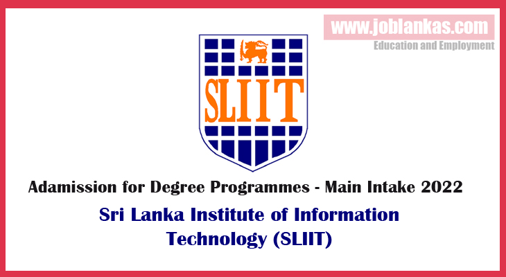 Admission Of New Students For Degree Programmes Intake - 2022 Sri Lanka ...