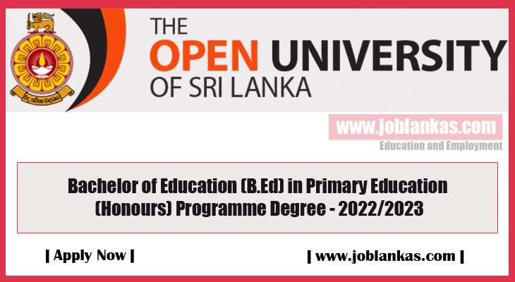 Bachelor Of Education (Honours) In Primary Education (Level 05) Degree ...