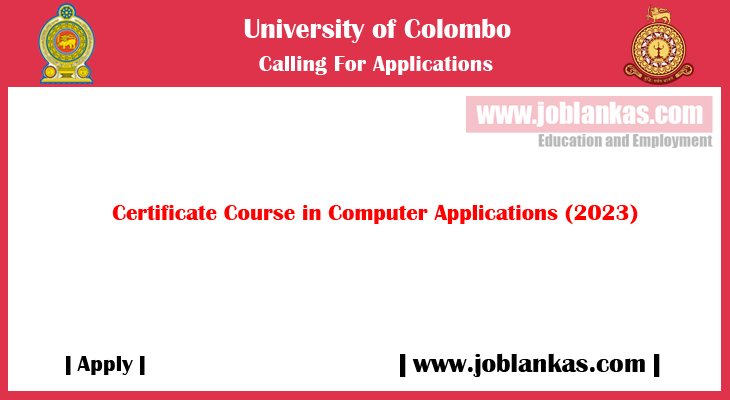 Certificate Course In Computer Applications 2023 